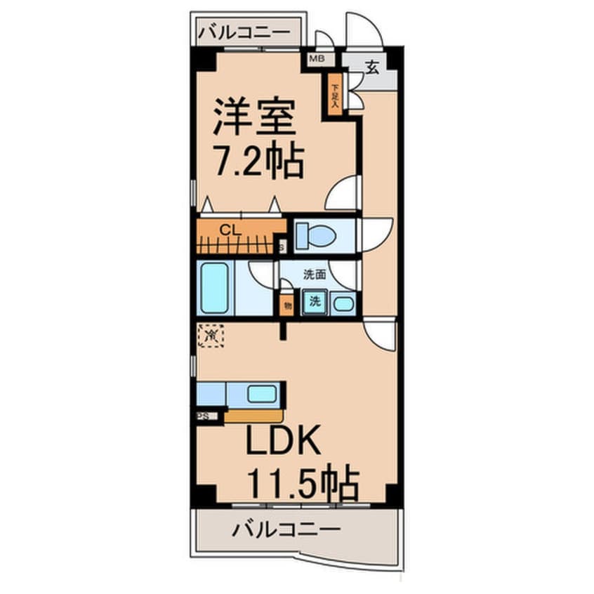 間取図 バンブーヒル