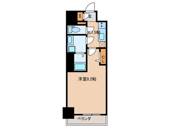 間取り図 エスリード新栄プライム(910)