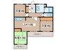 三旺マンション第3新栄（202） 3LDKの間取り