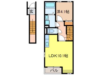 間取図 グランドスウェル－Ｂ