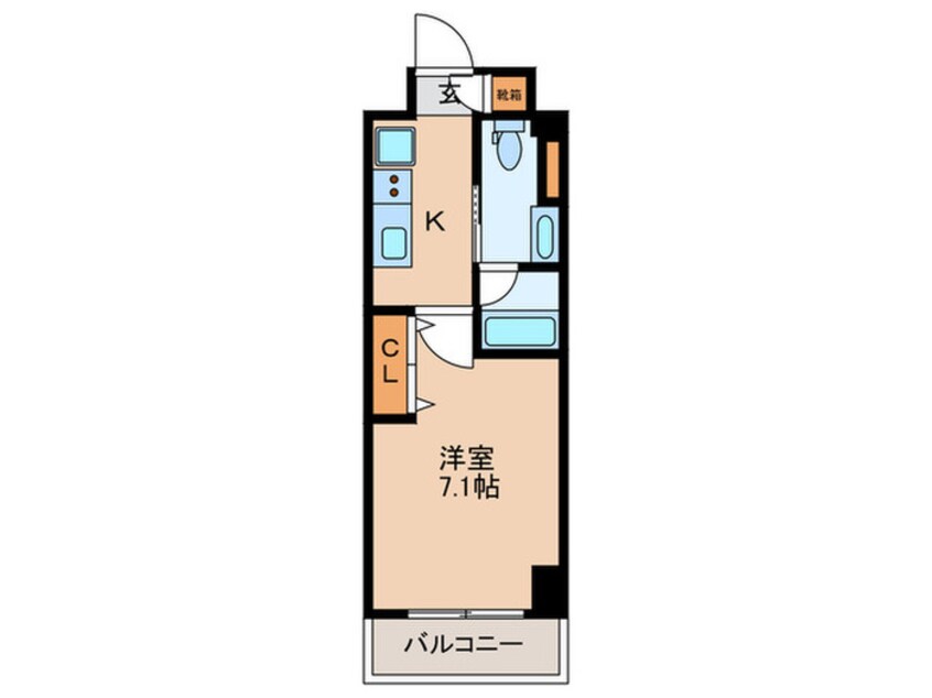 間取図 ルネフラッツ名駅南