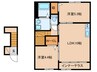 アートブランチ 2LDKの間取り