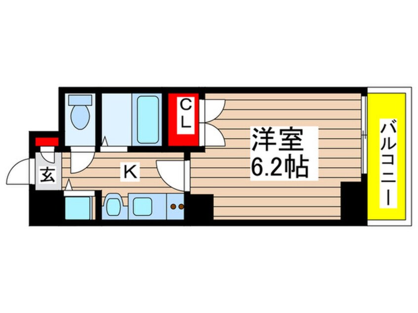 間取図 ﾌﾟﾚﾐｱﾑｺｰﾄ名古屋金山ｲﾝﾃﾙﾉ(902)