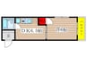 アーバンＭ 1DKの間取り