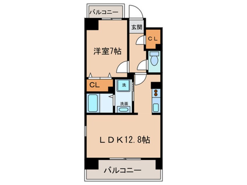 間取図 タワービレッジ