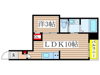 間取図 Warren juichiyaⅡ