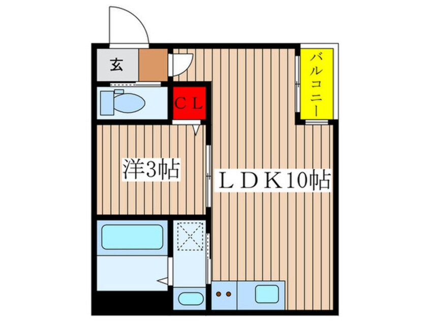 間取図 Warren juichiyaⅡ