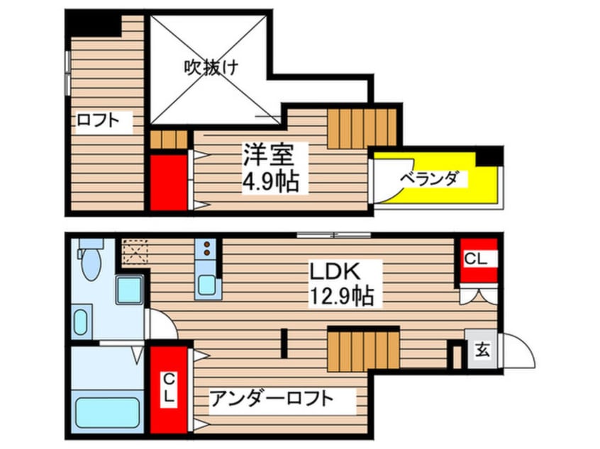 間取図 ホワイトハウス新栄