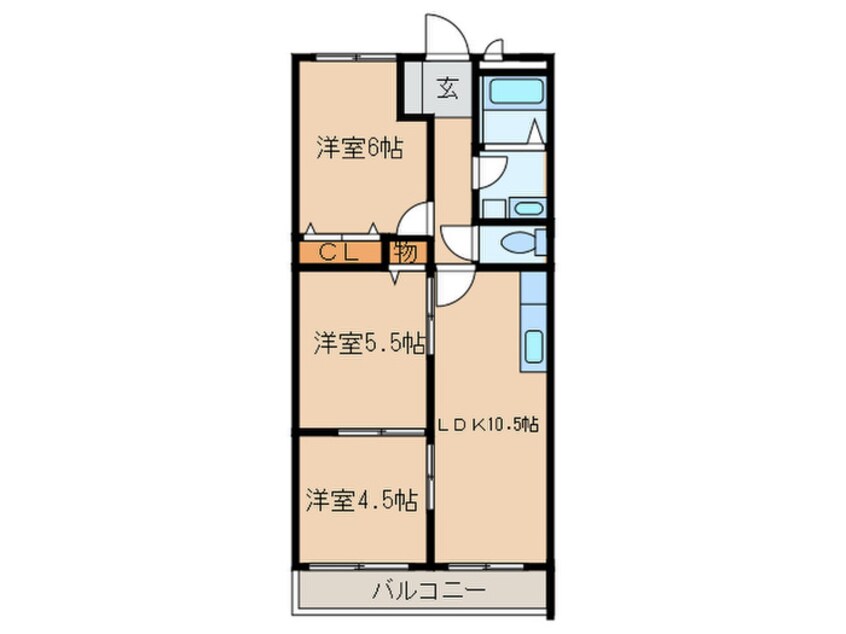 間取図 プロビデンス日比野