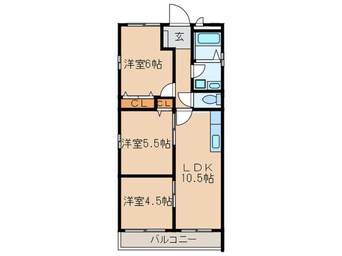 間取図 プロビデンス日比野