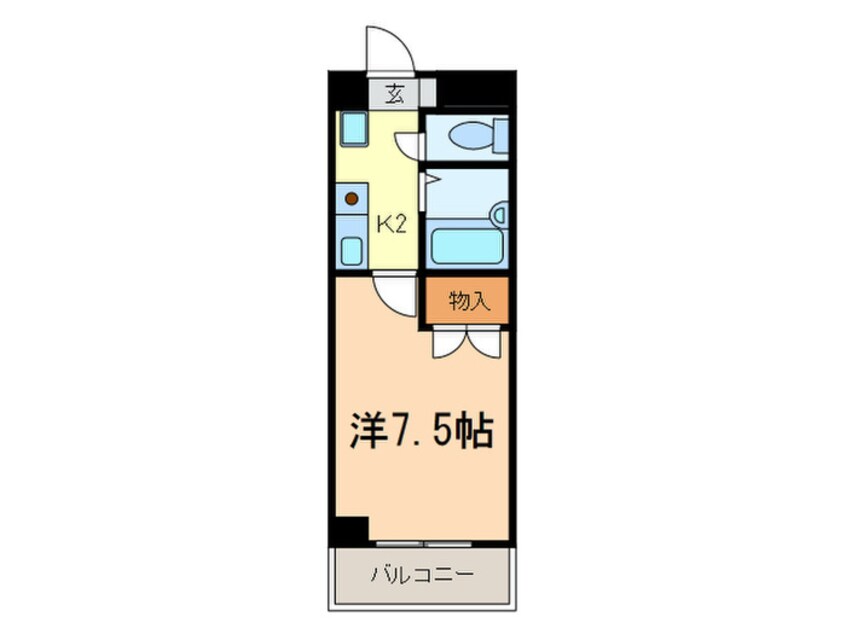 間取図 リバティ－ハイツ白鳥