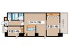 NR新栄 2LDKの間取り