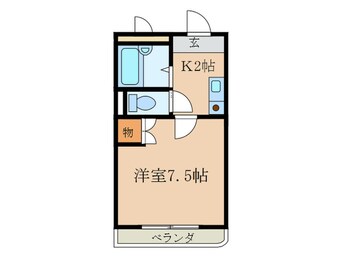 間取図 ハイム大樹