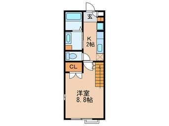 間取図 アルエット出川