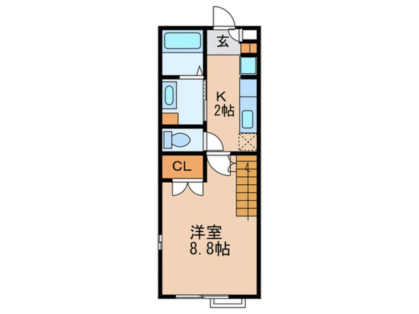 間取図 アルエット出川