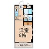 サンハイム長久手 1Kの間取り