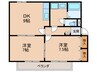 アピエス5 2DKの間取り
