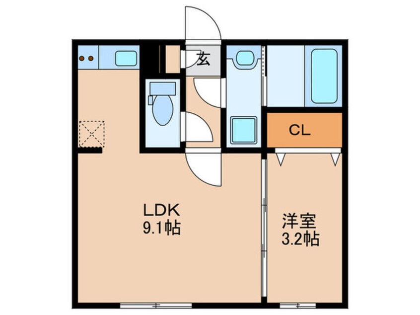 間取図 quador名古屋城駅