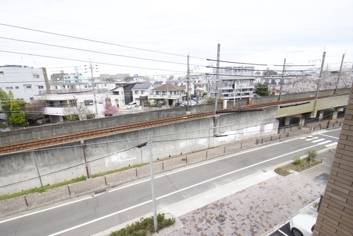 室内からの展望 quador名古屋城駅