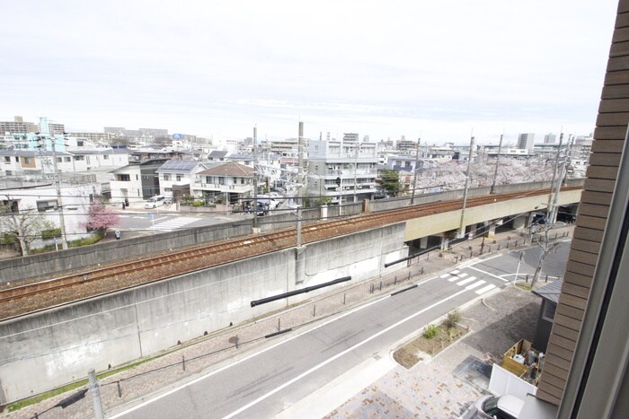 室内からの展望 quador名古屋城駅