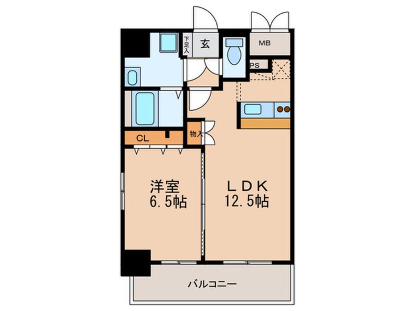 間取図 グランデ中村区役所