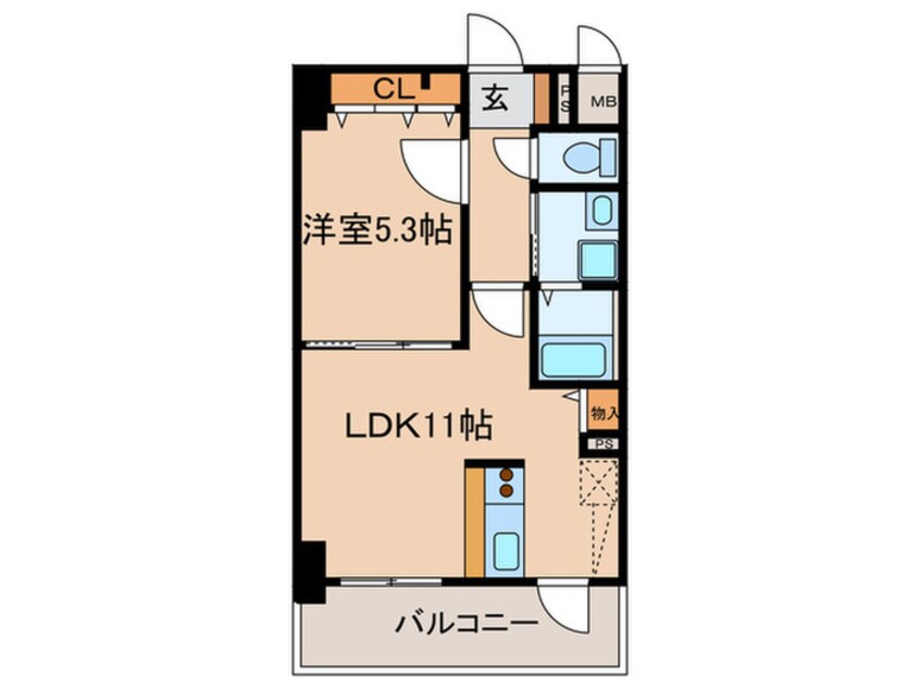 間取図 グランデ中村区役所