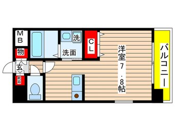 間取図 ﾌﾟﾚｻﾝｽ鶴舞駅前ﾌﾞﾘﾘｱﾝﾄ（709）