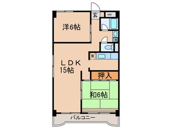 間取図 センターヴィレッジ飯田