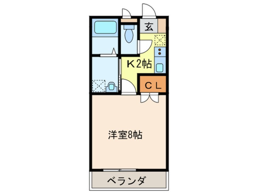 間取図 ｱﾝﾌﾟﾙ-ﾙ　ﾌｪ-ﾙ　ＴＳＵＧＥ