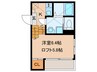 ハーモニーテラス大杉町　Ⅱ 1Kの間取り