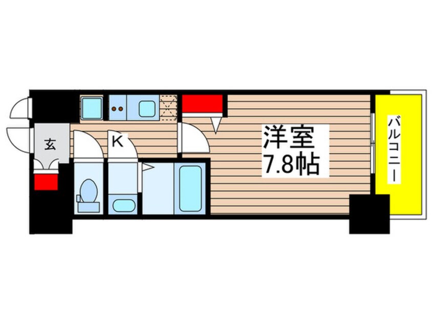 間取図 アドバンス名古屋モクシー(501)