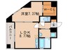 ＹＯＳＨＩＮＯ　ＳＱＵＡＲＥ 1LDKの間取り