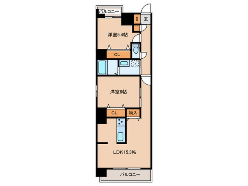 間取図 NR金山