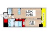 アドバンス名古屋モクシー(1511) 1LDKの間取り