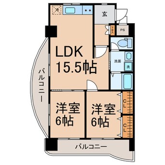 間取図 アネックス高畑