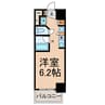 オルト春日井 1Rの間取り