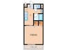 PINE TREE RESIDENCE 1Kの間取り