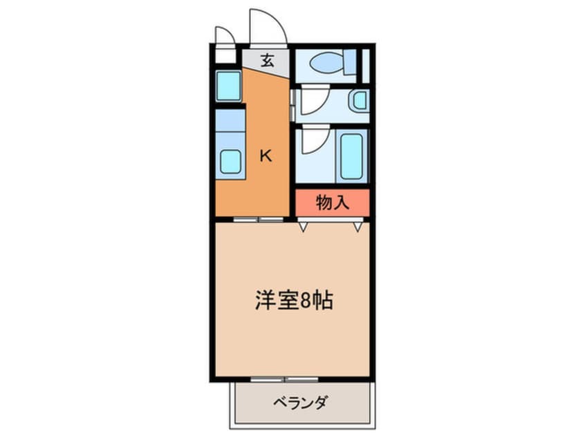 間取図 Paradise Nobata