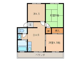 間取図 畔柳ハイツ