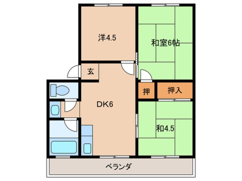 間取図 畔柳ハイツ