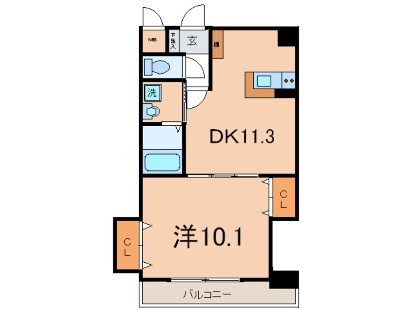 間取図 プロビデンス葵タワ－