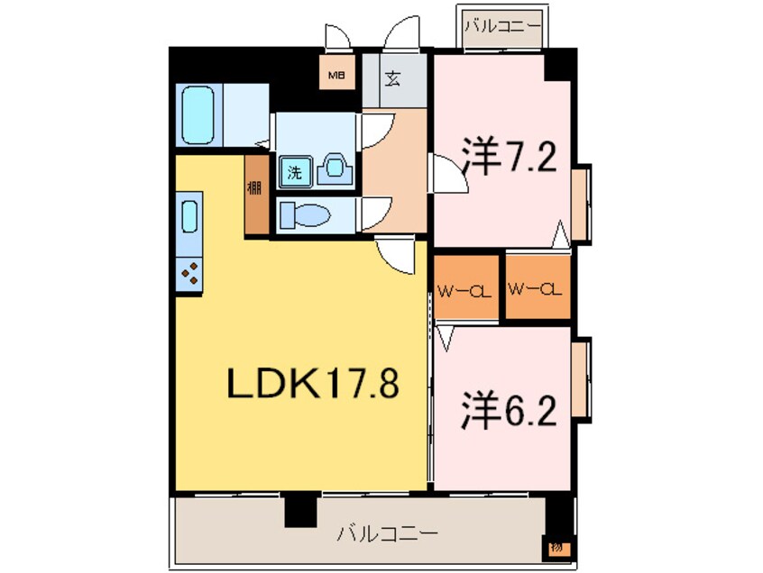 間取図 プロビデンス葵タワ－