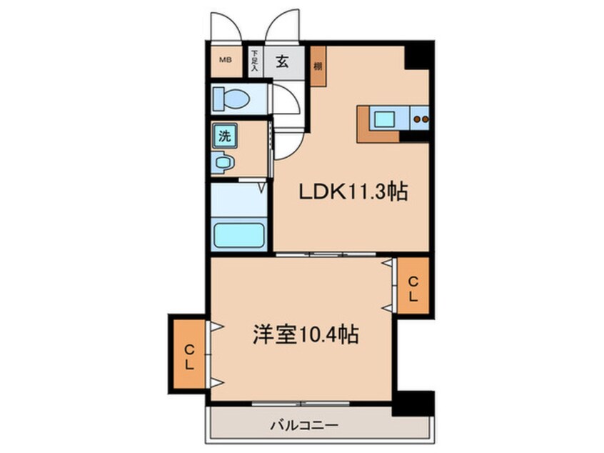 間取図 プロビデンス葵タワ－