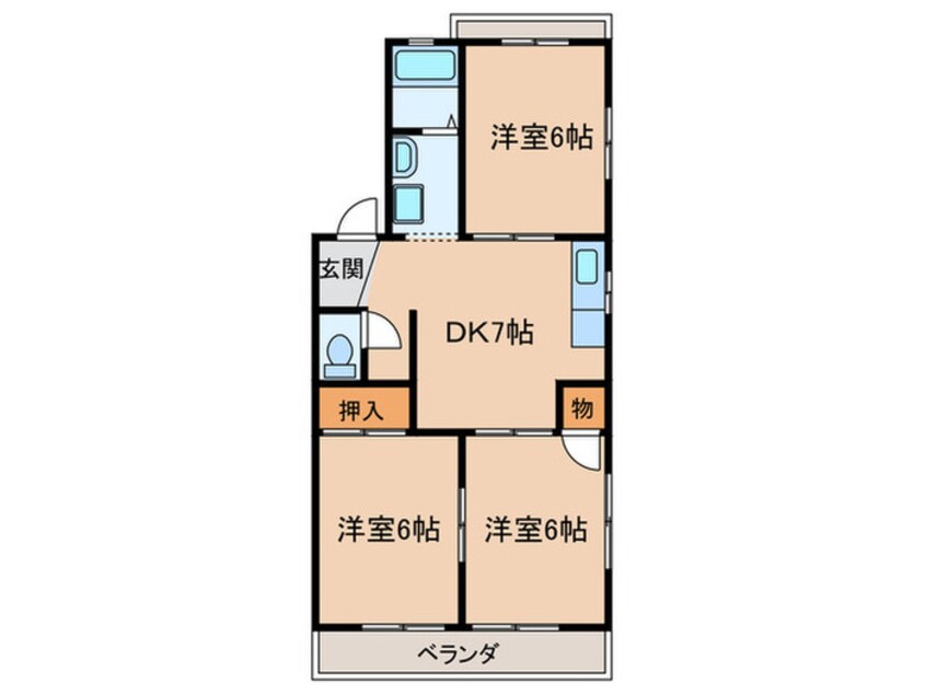 間取図 ドエルは－もに－