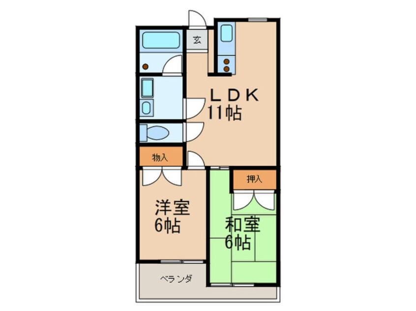 間取図 エルネックス本山