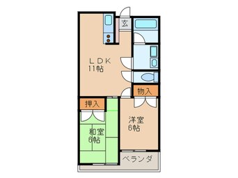 間取図 エルネックス本山