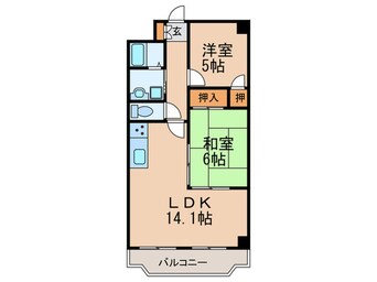 間取図 サンパレス名駅