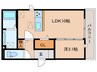 ＧＲＡＮＤ　Ｄ－ｒｏｏｍ　．ｈ 1LDKの間取り