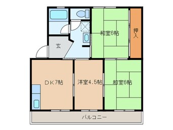 間取図 メゾン  旭