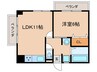 グリーンコーポ富士見（２０４） 1LDKの間取り